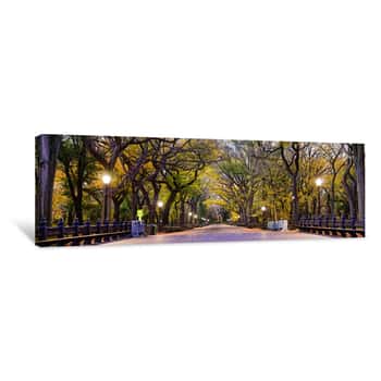 Image of Central Park Fall NYC Canvas Print