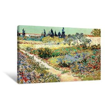 Image of The Garden at Arles Canvas Print