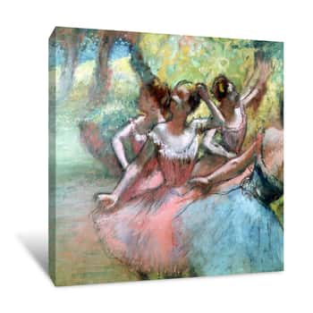 Image of Four Ballerinas Canvas Print