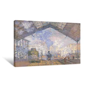 Image of The Gare St. Lazare Canvas Print