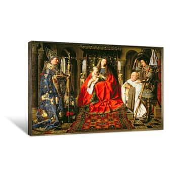 Image of Madonna And Child with Canon Canvas Print