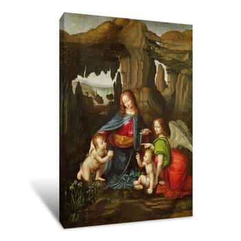 Image of Madonna Of The Rocks Canvas Print