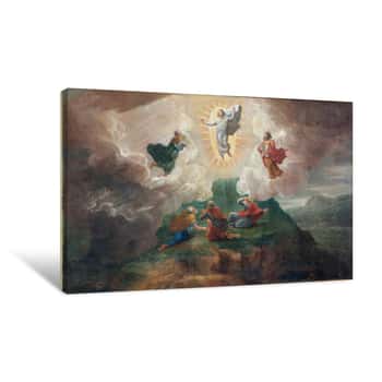 Image of Bruges - The Transfiguration Of The Lord In St  Jacobs Church Canvas Print