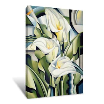 Image of Cubist Lilies Canvas Print