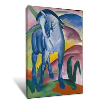 Image of Blue Horse Canvas Print