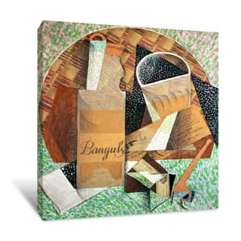 Image of The Bottle of Banyuls Canvas Print