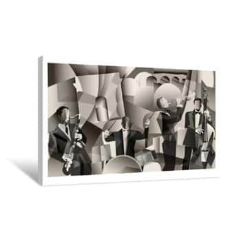 Image of Jazz Band In Paris Canvas Print