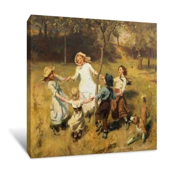 Image of Ring-a-Ring-a-Roses-Oh Canvas Print