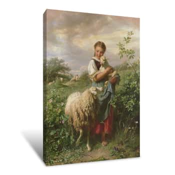 Image of The Shepherdess Canvas Print
