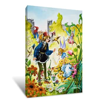 Image of Spring in the Royal Garden Canvas Print