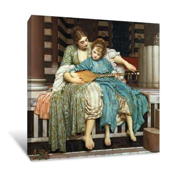 Image of The Music Lesson Canvas Print