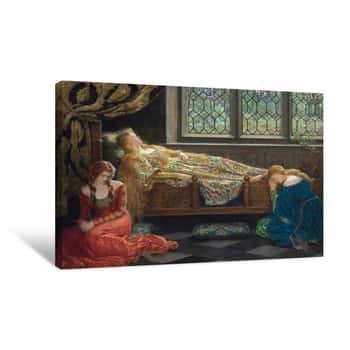 Image of The Princess Sleeps Canvas Print