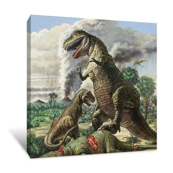Image of The Dinosaurs Canvas Print