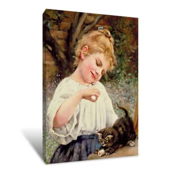 Image of The Playful Kitten Canvas Print