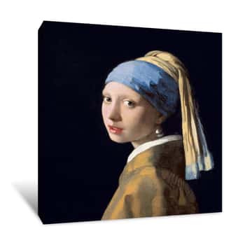 Image of Girl with a Pearl Earring Canvas Print