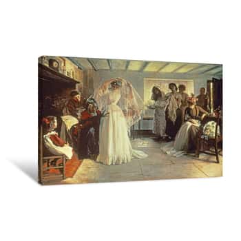 Image of The Wedding Morning Canvas Print