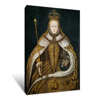 Image of Queen Elizabeth I Canvas Print