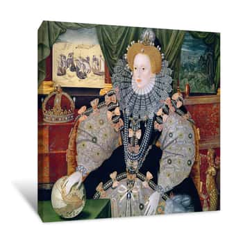 Image of Elizabeth I Canvas Print
