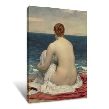 Image of Gazing Nude Canvas Print