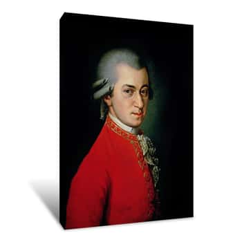 Image of Mozart Canvas Print