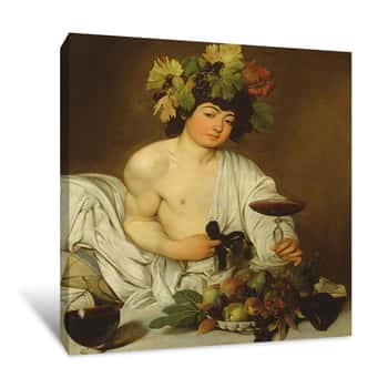 Image of The Young Bacchus Canvas Print