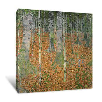 Image of The Birch Wood Canvas Print