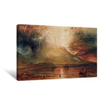 Image of Mount Vesuvius Canvas Print