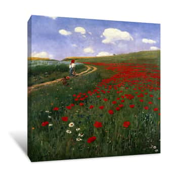 Image of The Poppy Field Canvas Print