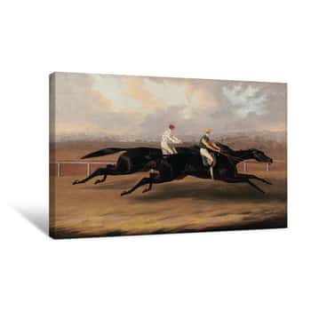 Image of The Flying Dutchman and Voltigeur Running the Great Match Race Canvas Print