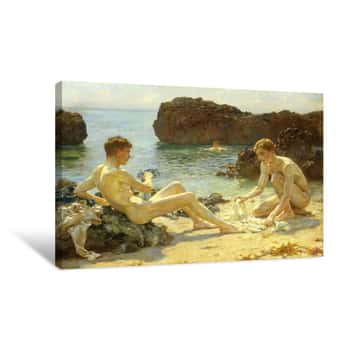 Image of The Sun Bathers Canvas Print