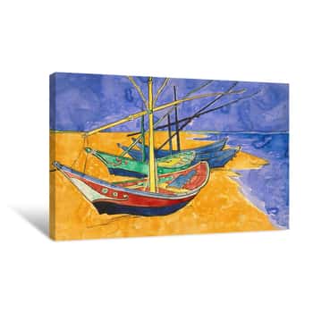 Image of Fishing Boats Canvas Print