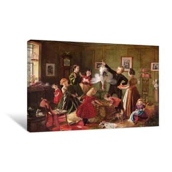 Image of The Christmas Hamper Canvas Print