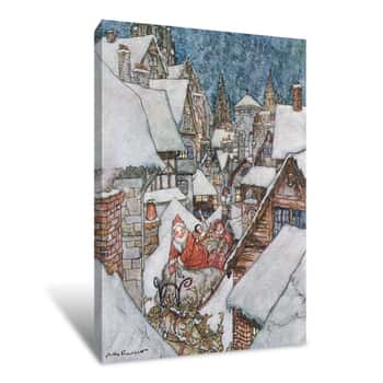 Image of The Night Before Christmas Canvas Print