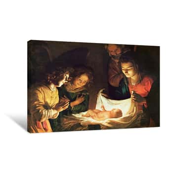 Image of Adoration of the Baby Canvas Print