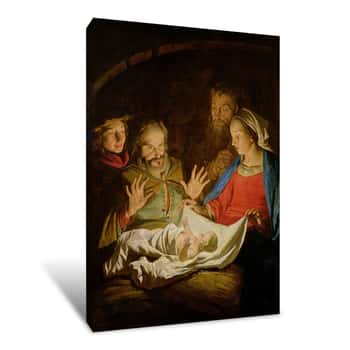 Image of Stormer\'s The Adoration of the Shepherds Canvas Print