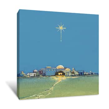 Image of Star of Bethlehem Canvas Print