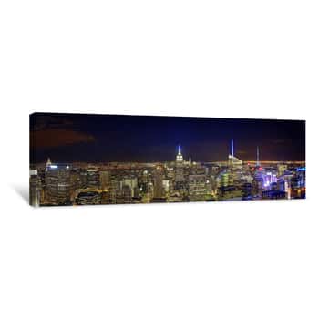 Image of Top Of The Rock NYC Canvas Print