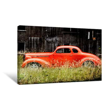 Image of Plymouth Hot Rod Canvas Print