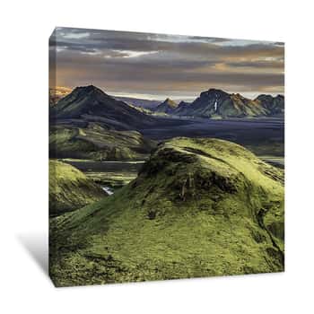 Image of Iceland\'s Highlands Canvas Print