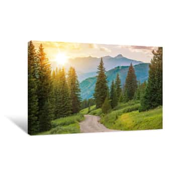 Image of Mountain Landscape    Canvas Print