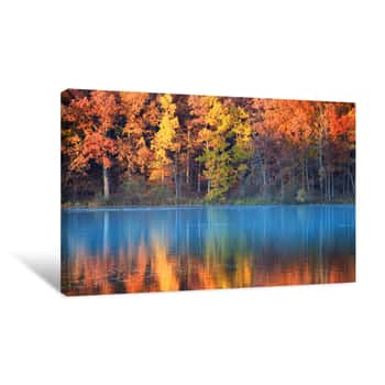 Image of Autumn Reflections Canvas Print