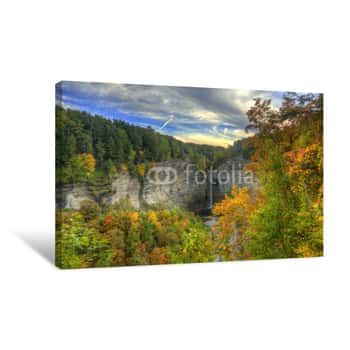 Image of Taughannock Falls Canvas Print