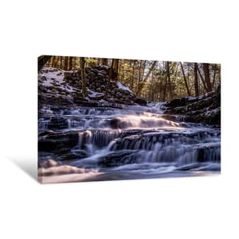 Image of Brisk Waterfall Canvas Print
