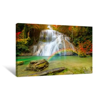 Image of Beautiful Waterfall Canvas Print