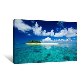 Image of Tropical Island Vacation Paradise Canvas Print