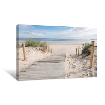 Image of Boardwalk to the Beach Canvas Print
