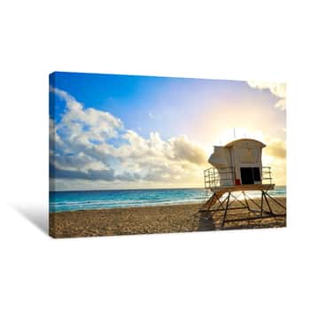 Image of Fort Lauderdale Beach Sunrise Florida US Canvas Print
