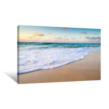 Image of Sunset Above The Sea Canvas Print