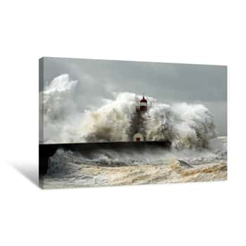 Image of Windy Coast Canvas Print