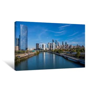 Image of View Of Philadelphia Downtown Canvas Print